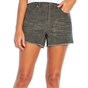 Gap NEW Womens Corduroy Mid Rise Raw Hem 4” Shorts Sz 12